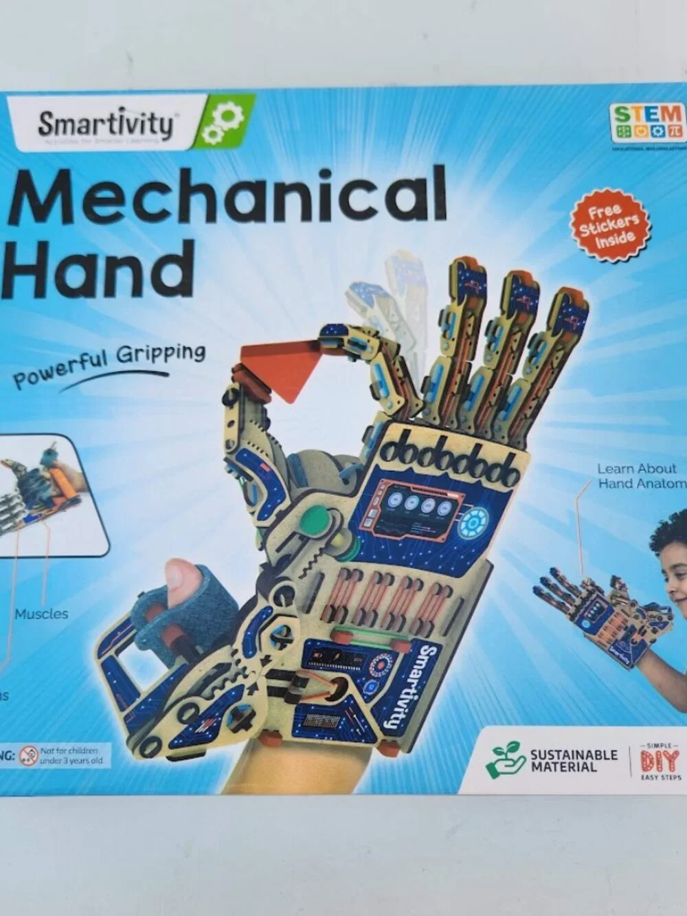 NEW Smartivity Mechanical Robotic Hand Robot DIY STEM Toy Educational Craft Proj